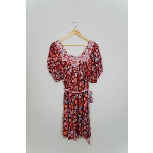 Salty Bright Floral Prairie Dress‎ Size 8